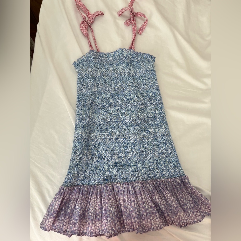 Girls EverAfter Smocked Dress